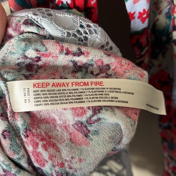 NWT FP Free People Intimately Heat Wave Bodysuit in Rose Garden | Revolve - Picture 12 of 14